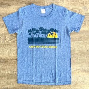 Yazbek Cabo San Lucas, Mexico T-Shirt, Blue, Size Small Unsure of Age